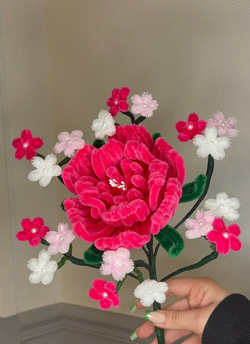 Bouquet Pivoine rose