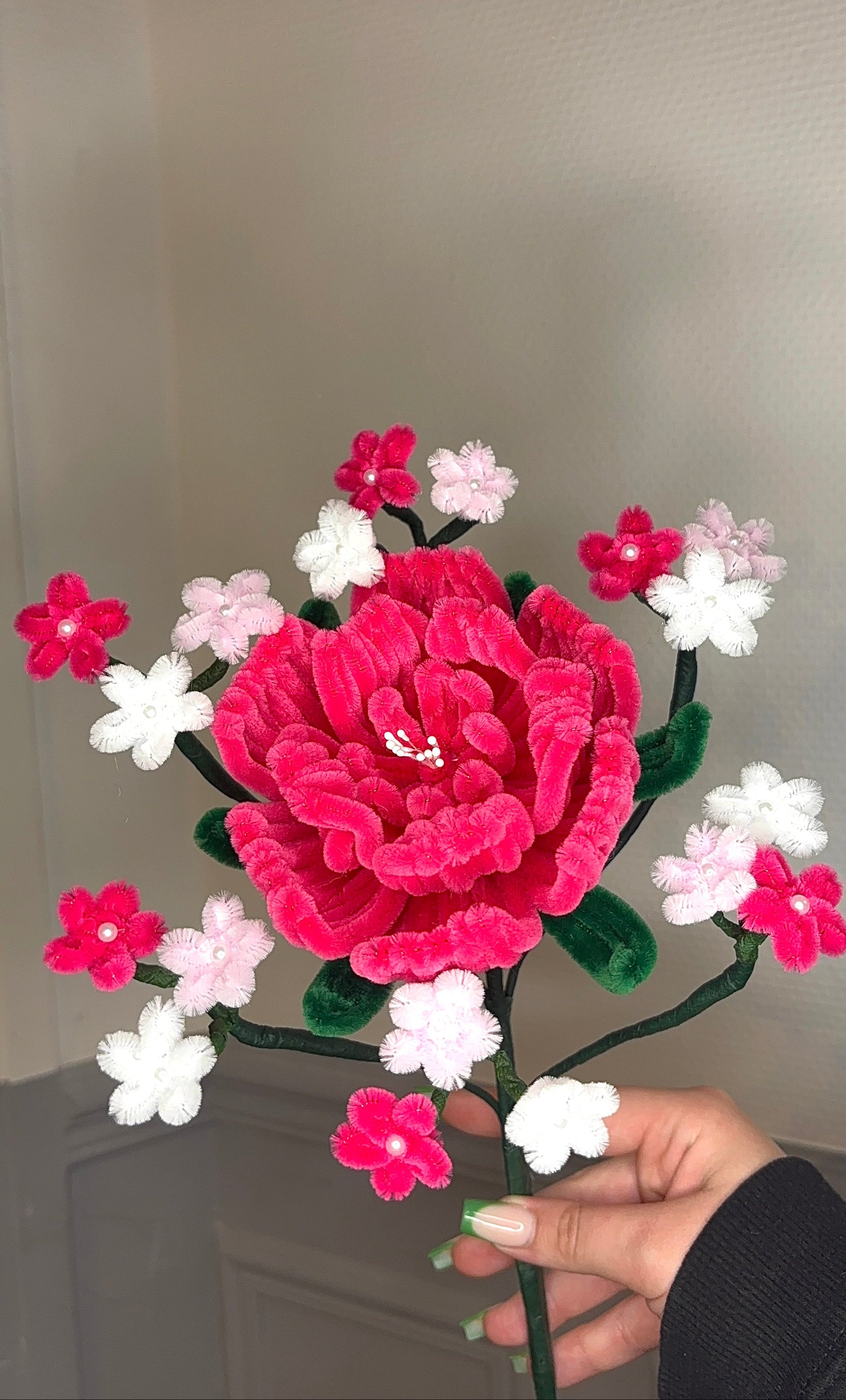 Bouquet Pivoine rose