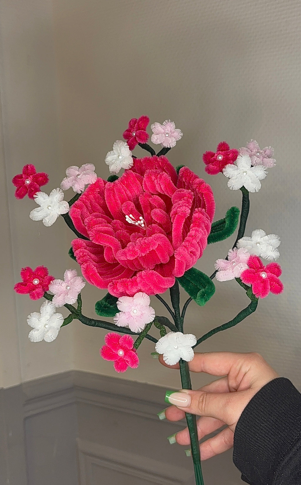 Bouquet Pivoine rose